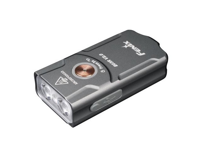 Mini rechargeable flashlight FENIX E03R V2.0 keychain - 500 lm