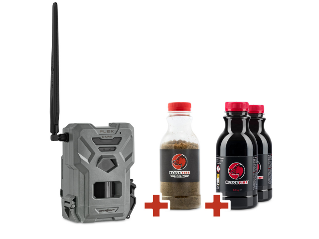 Set kamera SPYPOINT Dark-Flex   2x Black fire TAR   1x Black Fire Special