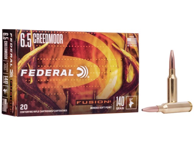 Patrone FEDERAL Fusion 6,5 Creedmoor - 9,0g / 140gr