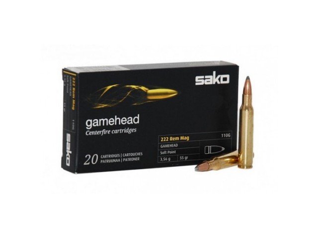 Metak SAKO 222 Rem GAMEHEAD - 3,2g/50gr