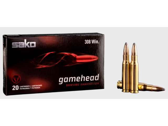 Cartridge SAKO 308WIN Gamehead - 11.7g/180gr