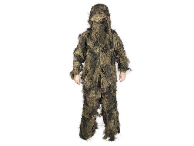 Maskirna obleka MILTEC Ghillie digital woodland - antifire