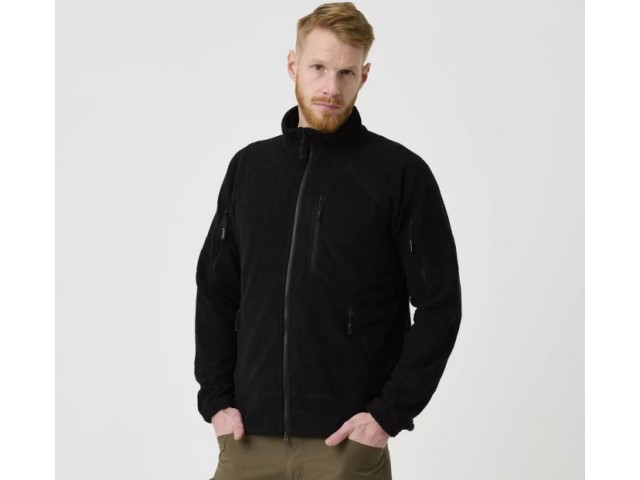 Maglietta in pile HELIKON Alpha Hoodie senza cappuccio - nera