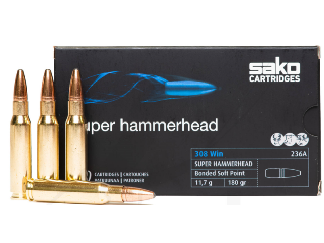 Naboj SAKO 308 WIN Super Hammerhead - 11,7g/180gr