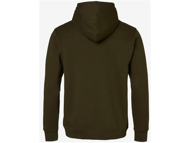 Pulover s kapuco ALASKA 1795 Camo Logo Hoodie - Night Green