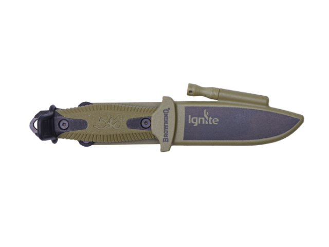Coltello fisso BROWNING IGNITE con accendino