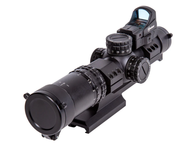 Telescopio da caccia FIREFIELD RapidStrike 1-6x24 kit Kommando con punto rosso