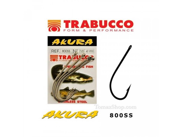 TRABUCCO Akura Carbon Hooks 800SS - 7/0