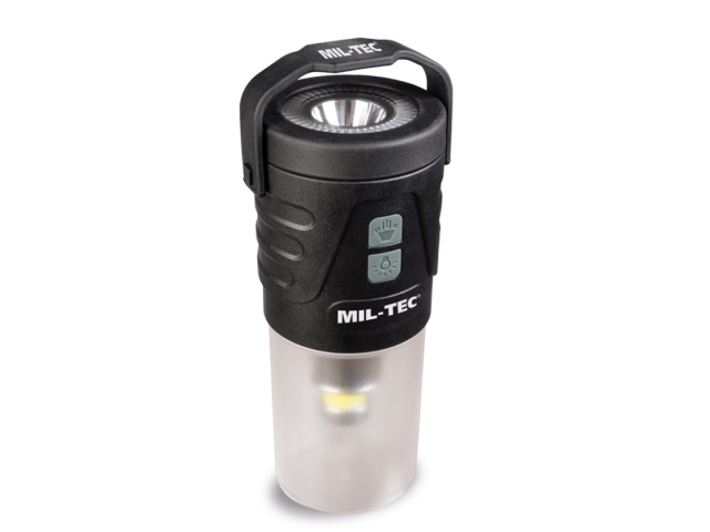 Kamp luč MILTEC - Lanterna - polnilna z regulacijo jakosti