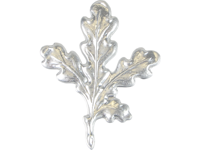 Dekoration für das Wildschweintrophäe EICHE BLÄTTER silber