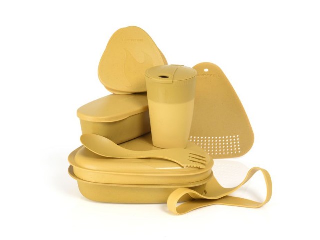 Essgeschirrset Light My Fire Meal Kit BIO - gelb (8-teilig)