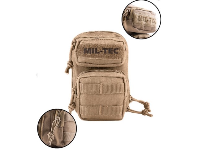 Molle mini pouch with carabiner