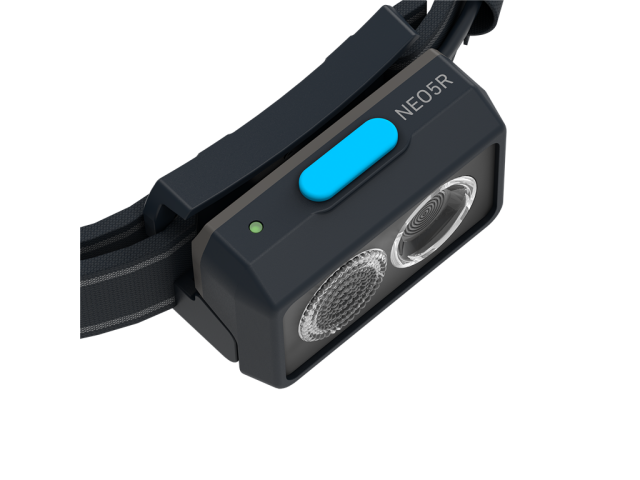 Stirnlampe LED LENSER Neo 5R - schwarz/blau