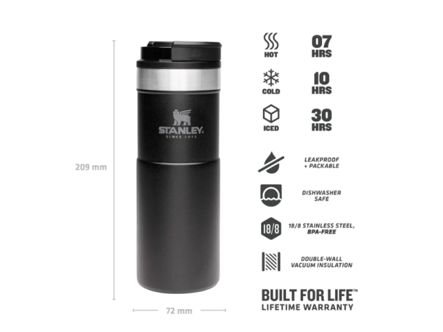 Thermal mug with one-handed opening STANLEY 