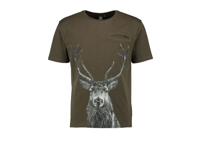 Short Sleeve Shirt ORBIS Deer with Pocket