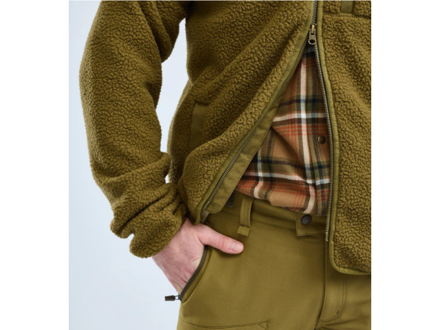 Flis jakna PINEWOOD Forest Pile - Zelena
