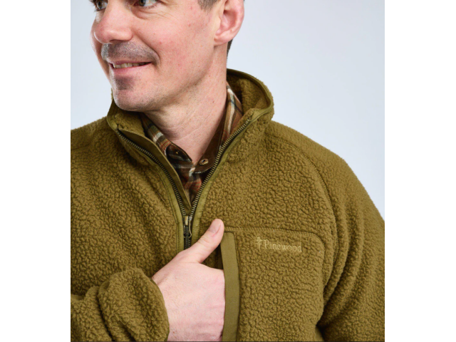 Flis jakna PINEWOOD Forest Pile - Zelena
