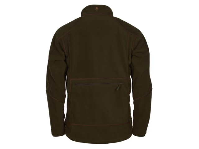 Obrnljiva flis jakna PINEWOOD Furudal Fleece - zelena/oranžna