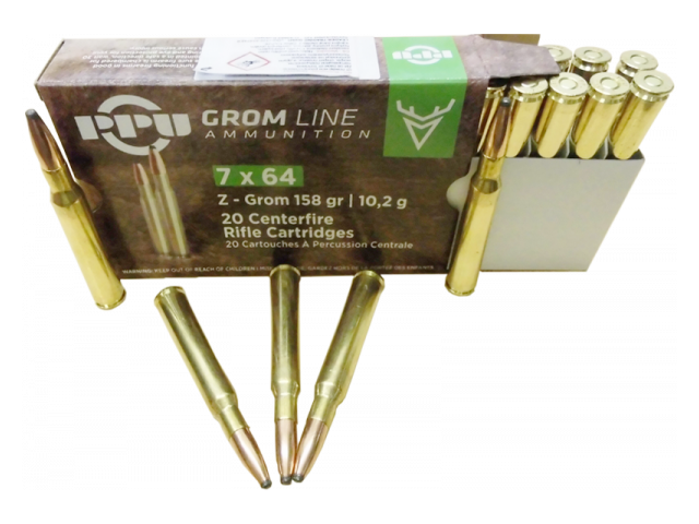 Naboj PPU Z-GROM 7x64 - 10,2g/158gr