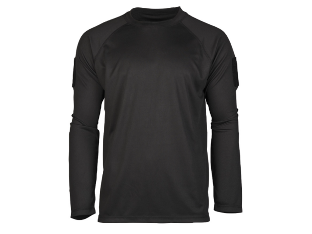 Dolga majica MILTEC Quick Dry - črna