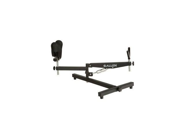 Vorbereitung zur Einschießhilfe ALLEN RANGEMASTER Rifle rest