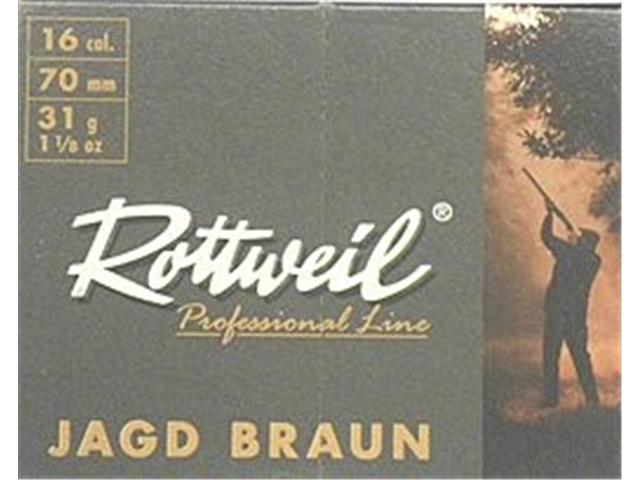 Patrone Rottweil Jagd pap.16/70  3,0mm 31 g
