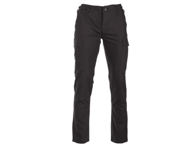 US BLACK R/S BDU FIELD PANTS ′SLIM FIT′