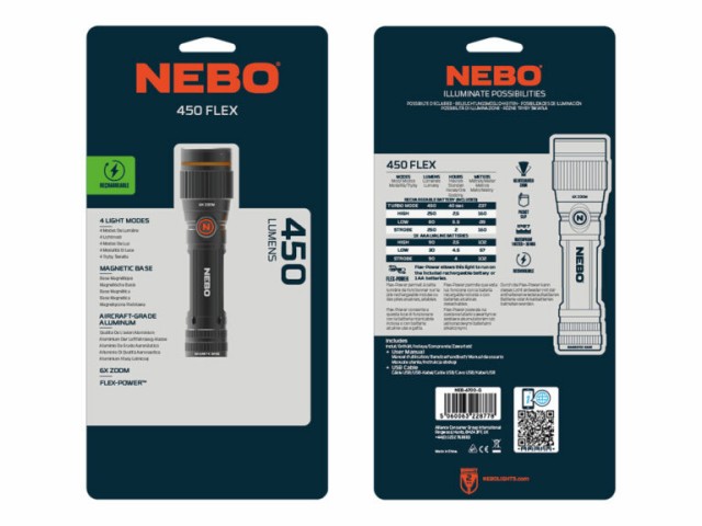 Rechargeable lamp NEBO FLEX 450 - 450 lumens
