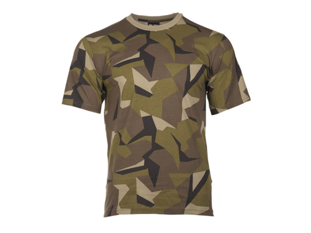 Kurzes T-Shirt MILTEC Sweden camo