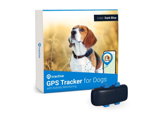 TRACTIVE GPS Tracker für Haustiere und andere - GPS-Tracker - dunkelblau