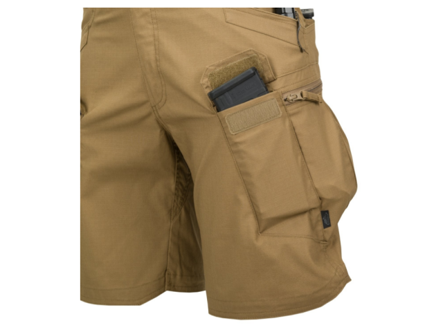 Kratke hlače HELIKON UTS (URBAN TACTICAL SHORTS) - POLYCOTTON RIPSTOP Sive