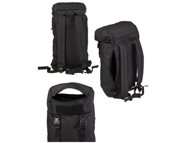 BLACK ′WALKER′ BACKPACK 20 LITER