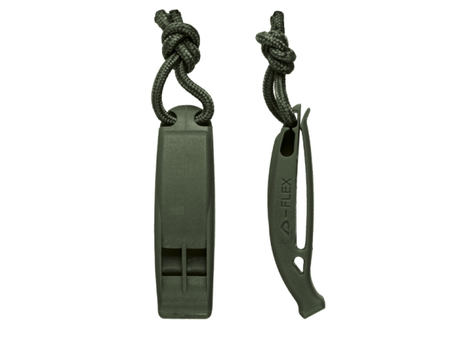 Signalna pištaljka MILTEC Tactical molle - zelena