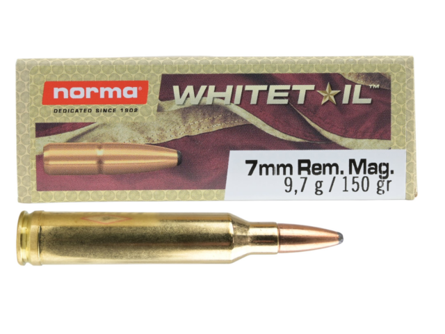 Naboj NORMA 7 Rem Mag Whitetail - 9,7g/150gr