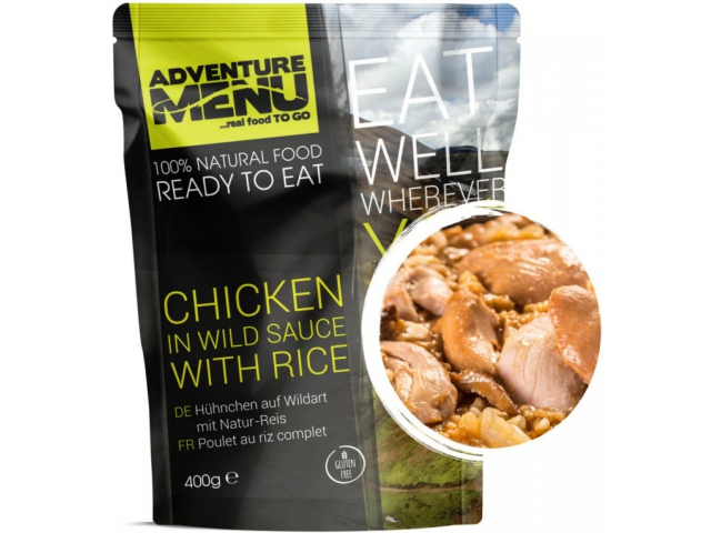 Meal ADVENTURE MENU in Wild Sauce with Chicken - 400g