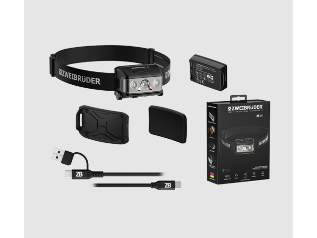 Naglavna polnilna svetilka ZWEI BRUDER ZB3H - 600 lm