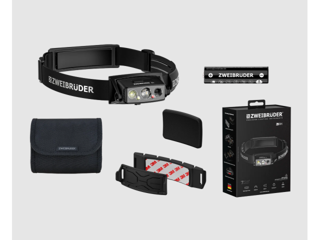 Naglavna polnilna svetilka ZWEI BRUDER ZB9H - 2000 lm