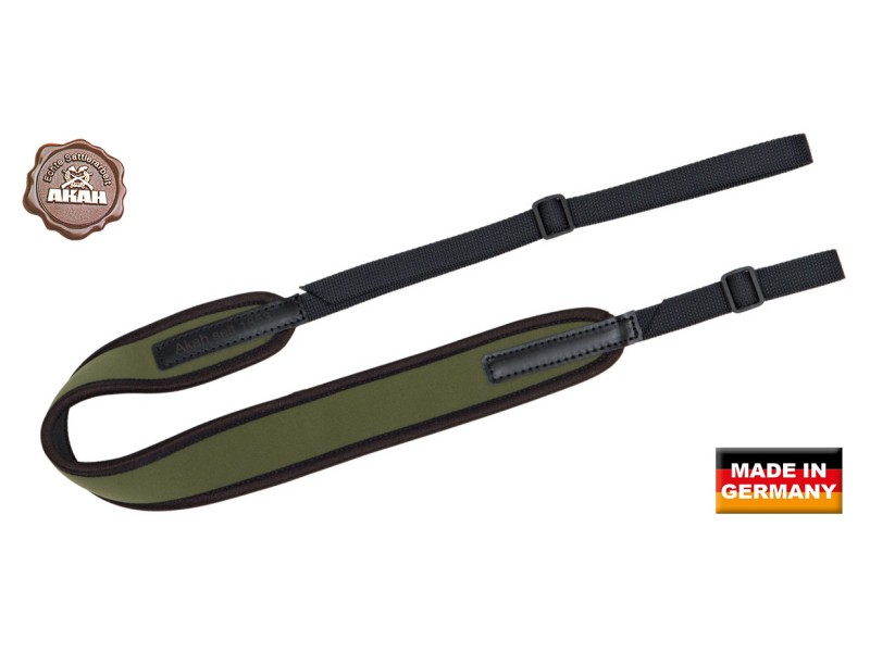 Rifle sling AKAH Neoprene - green