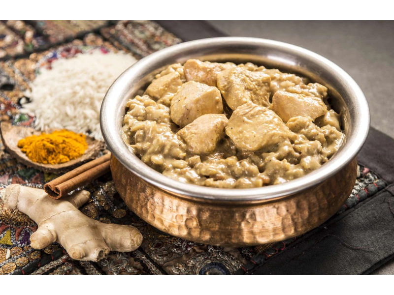 Pasto MENU AVVENTURA Korma di pollo con riso basmati - 400g