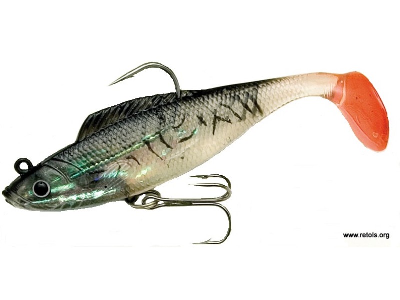 Silikonska vaba BEHR srebrna Trendex 2 kos - 12cm/24g/2 kos