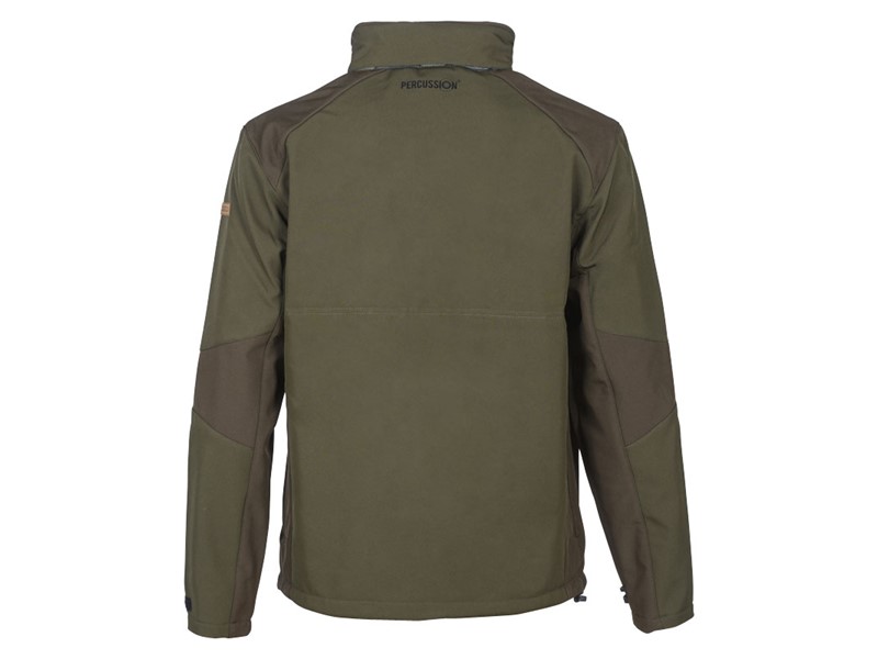 Otroška softshell jakna PERC Blouson - rjavo/zelena