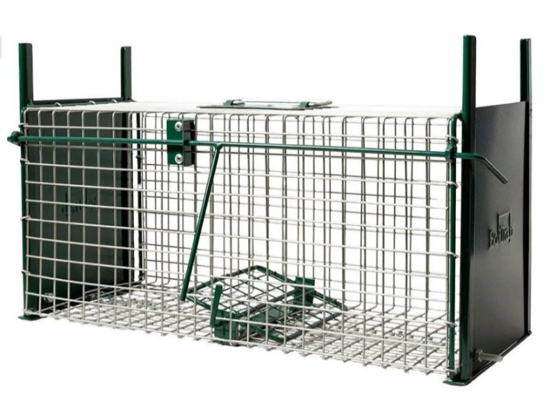 Trappola per animali 50x21x21,5 cm - porte doppie