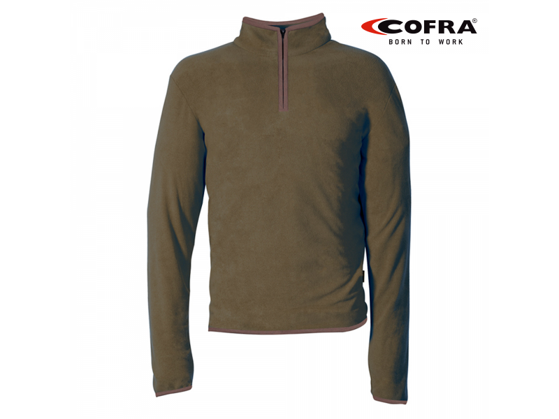 Pullover COFRA Cherson Fleece - braun
