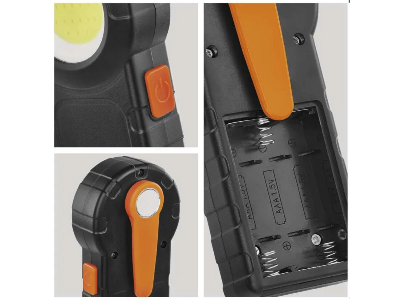 Ročna svetilka EMOS COB LED 3xAAA - 350 lm