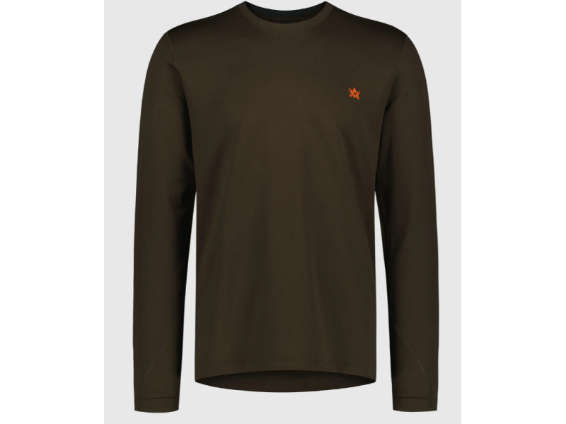Langarmshirt ALASKA 1795 Cool Dry - grün/braun