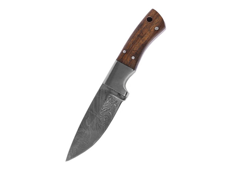 Fiksni nož BATTLE MERCHANT Damast Hardwood