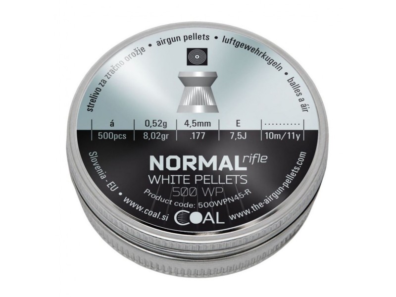 COAL Diabolo Normal Rifle 4.5 mm 0.52g - 500 pcs