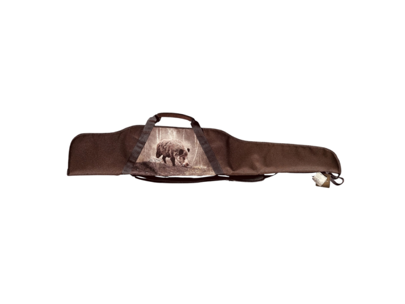 Etui za puško WZ Classic DIVJI PRAŠIČ rjav - 128 cm