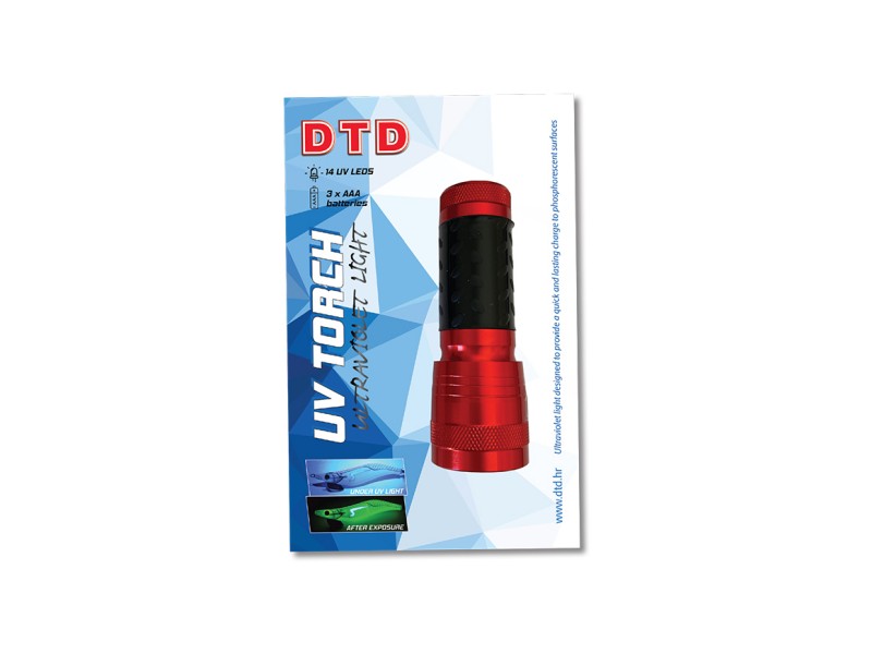Torcia UV DTD - 14 LED UV