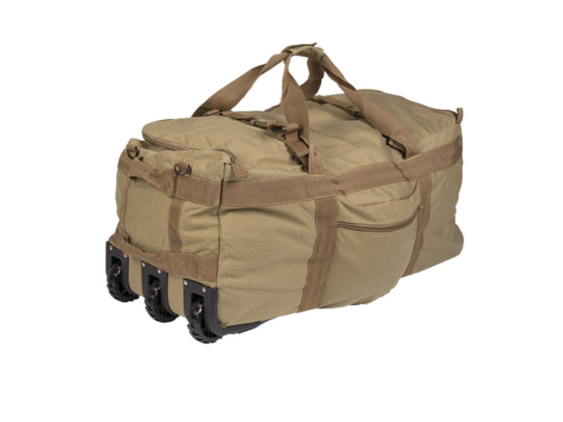 Tasche/Rucksack MILTEC Duffle mit Rollen - coyote 118 l